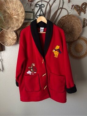 vintage Disney Winnie the Pooh & Tigger Fleece Jacket